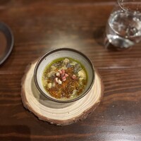 カエンネ - 岩魚とそばがき　イクラ