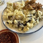 せんじがら 福本千昇 - ホルモン天ぷら全種盛り合わせ