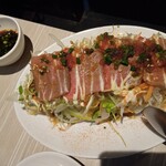 焼肉ハウス大滝 - シンシンのバーナー焼き（焼き上がり）