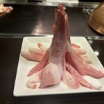 まど居 - コウネ刺身　久しぶり〜