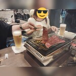 焼肉ホルモン・牛テール料理　あにき - ハラミステーキ？