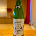 天ぷら たけうち - おまかせ＃１ 笑四季　Sensation 純米 生。 豊穣できれいな米の旨味を感じます。 わずかな酸味ですっきりと余韻を引き締め、生のフレッシュ感もあって旨い。