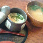 Kimizushi - 茶碗蒸し＆味噌汁