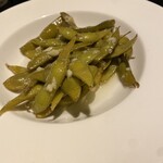 シノバズブルワリー ひつじあいす - （３）ガーリック枝豆　濃厚！