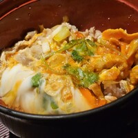 五反田 鳥心 - 〆の親子丼、ご飯少なめにしてもらいましたー