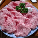 天狗中田本店 本店 - すき焼き