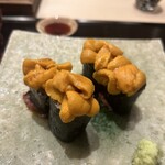 鮨 さえ喜 - 追加の雲丹トロタク巻き