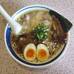 支那そば 二階堂 - しょうゆ（ナンコツ、煮卵トッピング）