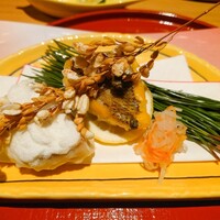 京懐石 美濃吉 そごう横浜店 - 鯛金銀焼　紅白なます　揚げ稲穂