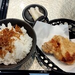 うどん魂 侍 - じゃこめしととり天