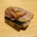 鮨仙八 - 赤貝のひも