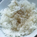 まるたかラーメン - 謎多き「ペッパーごはん」