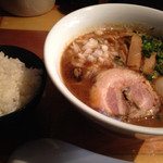 らーめん佳 - 味玉、ライス