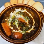 酒楽家 藤 - 有田牛スジと茸の赤ワイン煮