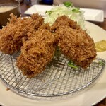 とんかつ 椛 - カキフライアップ