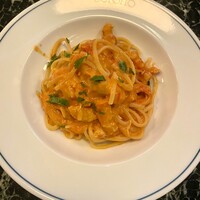 MAIN DINING sereno(THE MARK GRAND HOTEL) - 蟹のトマトクリーム リングイネ