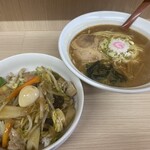 ねらん家 - お得セットメニュー(味噌ラーメン)   Ｂ