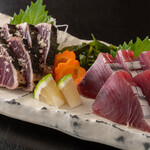 居酒屋 まことや - 高知の鰹の刺身と塩タタキ