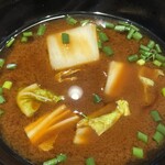 土鍋ご飯 然々 - みそ汁