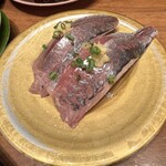 もりもり寿し 金沢駅前店 - 真あじ