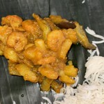 インドダバ - 海老・茄子・ジャガイモのマサラ