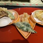 追分屋旅館 - 天ぷら盛り合わせ