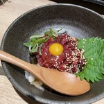 波津馬 - 馬肉ユッケ