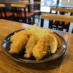 地球食堂 - カキフライ定食