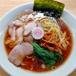 長岡食堂 - 醤油ラーメン大盛り