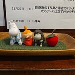 キッチン ブルー グローブ - 気が付くと目の前にムーミン、リトル・ミー