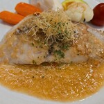 キッチン ブルー グローブ - 正面から、ジュ・ソースはタップリ！