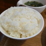 キッチン ブルー グローブ - ご飯大盛りのアップ