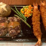 ハングリータイガー - オリジナルハンバーグと海老フライ　3,720円