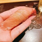 天ぷら たけうち - 上五島のシマアジ