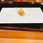 天ぷら たけうち - 車海老の足