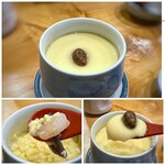 味楽寿司 - ◆茶碗蒸し・・具は少な目ですが、茶碗蒸し自体のお味はいいですね。