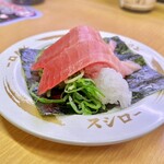 スシロー - 料理写真:天然インドマグロ手巻き寿司