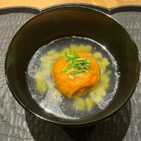 ひがしやま 司 - 帆立飛龍頭と銀杏のお椀　