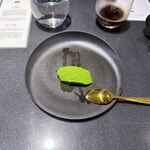 Japanese Soba Noodles 蔦 - お口直しは一見デザートの様なケールのムース