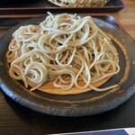 そば処　やまなみ - ちょっと太めの手打ちそば。