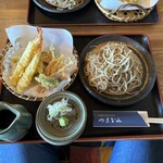 そば処　やまなみ - 天せいろ、1,850円。