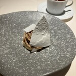 銀座 レストラン オザミ - デザート　変わりモンブラン