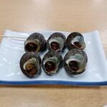 活魚料理 びんび家 - サザエのつぼ焼き