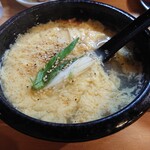 炭火焼肉 とみや - 玉子スープ