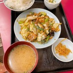 中福楼 - 味噌野菜炒め定食
