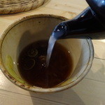 蕎房 猪口屋 - 蕎麦湯