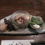 縁の鈴なり - お通し三種盛り