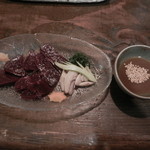 縁の鈴なり - 本マグロのハツ刺し