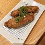 博多 鴨すき 鴨しゃぶ なかもぐろ - 鴨手羽先の唐揚げ