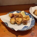活魚料理 広海 - 活たこ唐あげ